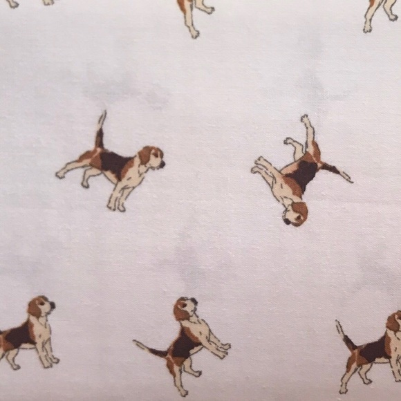 Ralph Lauren Beagle Puppy Dog Queen Sheet Set - Picture 4 of 8